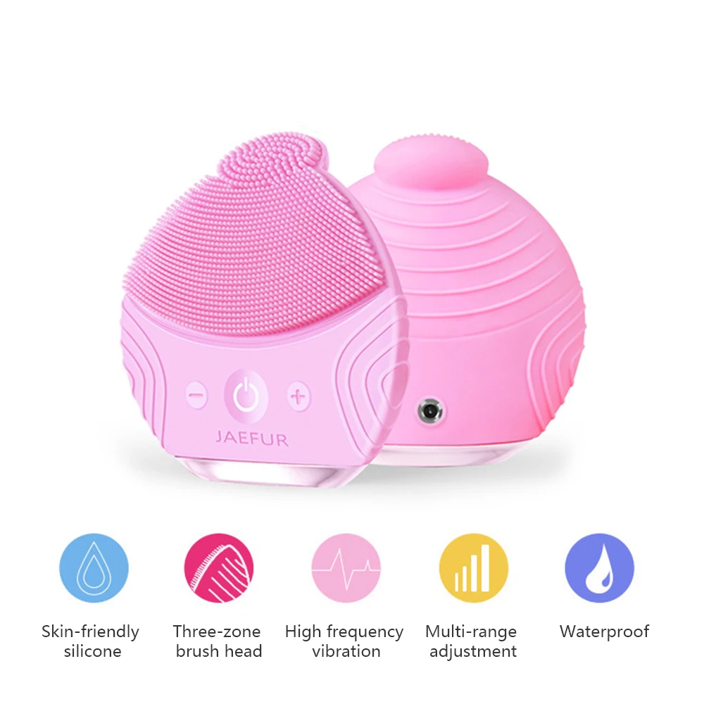 Ультра sonic Электрический Уход за лицом Чистящая Щетка массажная Sonic мини уход