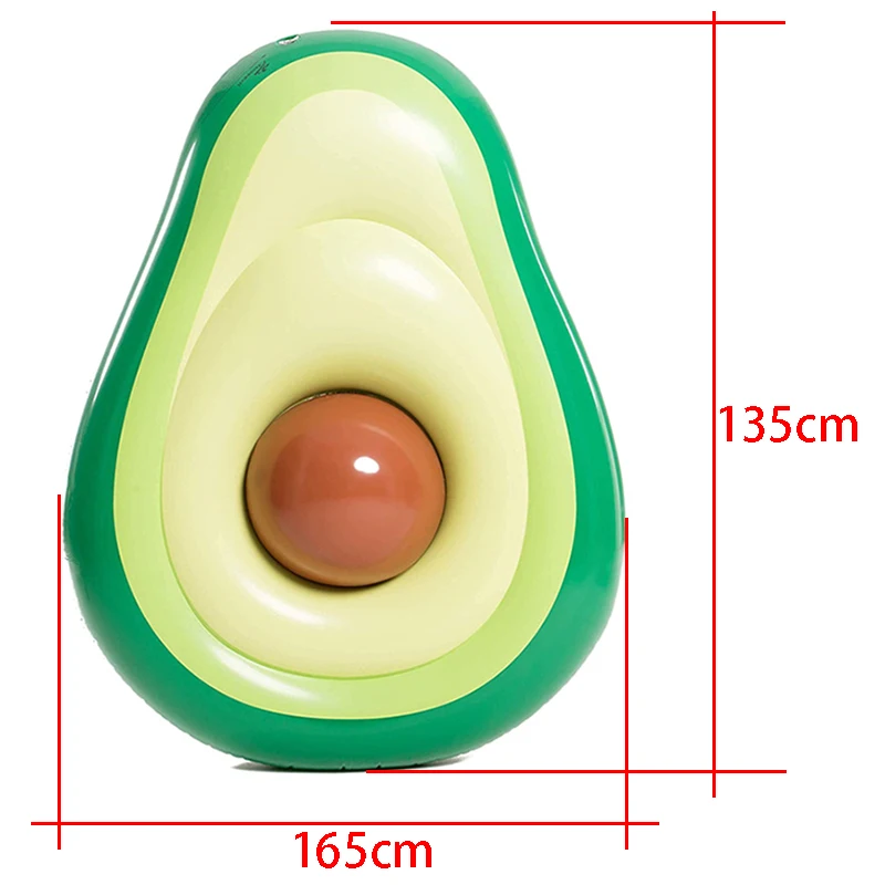 Лидер продаж плавательное кольцо AD Avocado надувной гигантский плавающий бассейн