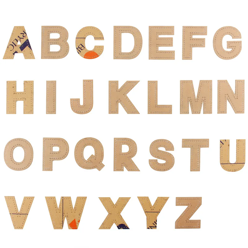 

Трафареты A - Z с алфавитом из акрила, 26 шт.