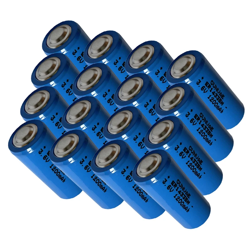 

16PCS 2/3AA Size ER14335M 14335 3.6V LiSOCL2 Batteries High Magnification Energy Li-ion Instrument Battery for Smart Meter