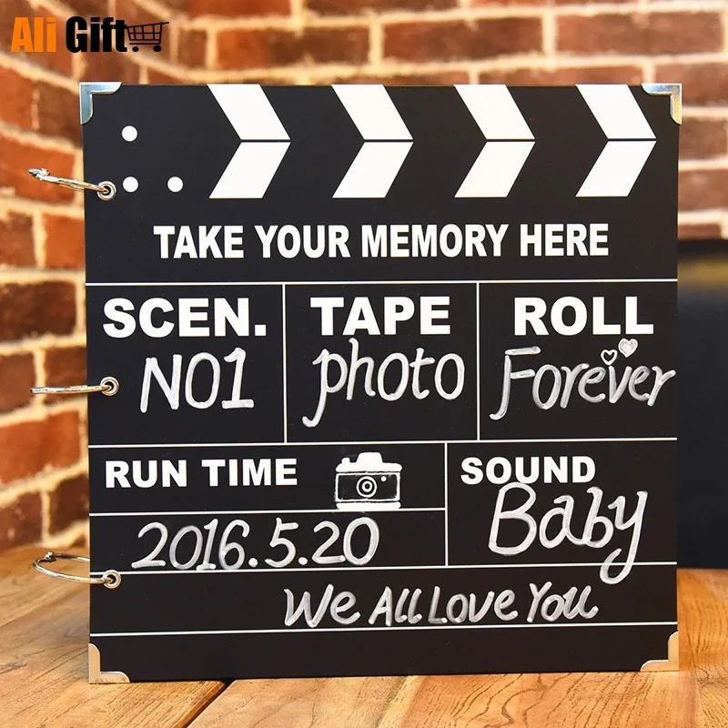 Оригинальный фотоальбом сделай сам Polaroid с ручной вставкой тонкая детская книга