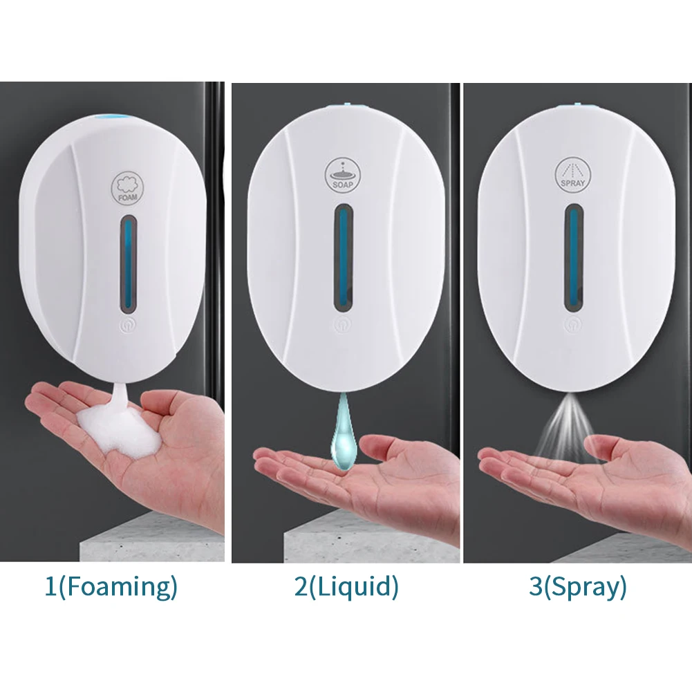 

Гигиенические аксессуары для ванной комнаты, пенообразователь жидкого мыла для рук, автоматический дозатор мыла, перезаряжаемый от USB наст...