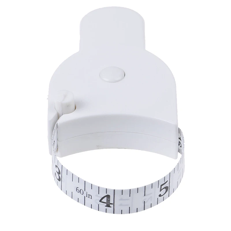 

1Roll 150cm/60 Inch Retractable Ruler Fitness Accurate Fitness Caliper Body Waist Chest Arms Legs Measuring Tape