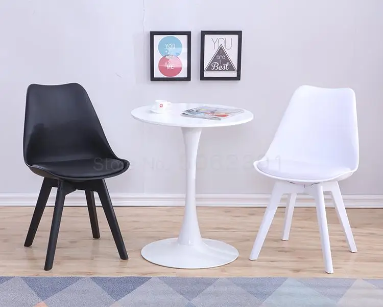 Маленький круглый стол стул для переговоров один два стула комбинированный в