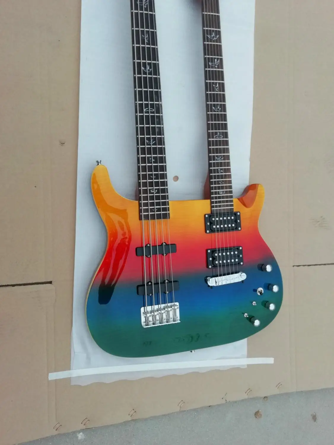 Высококачественная искусственная разноцветная подставка из розового дерева с