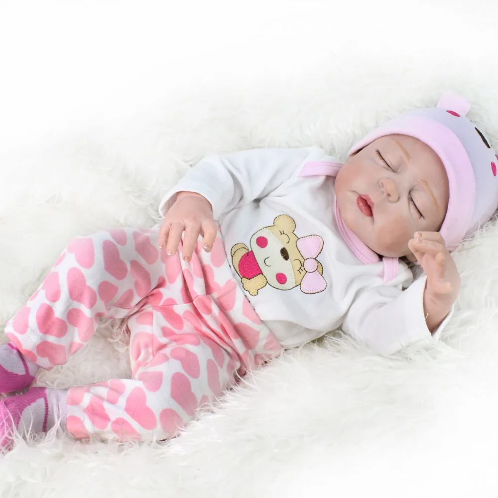 Полностью силиконовые куклы младенцы 22 дюйма 55 см|reborn baby doll|silicone reborn dollsbaby dolls lifelike