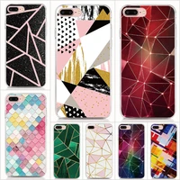 for iphone 11 pro xs max x xr 7 8 plus 6 6s 5 5s se soft tpu silicone case geometric pattern back cover protective phone cases