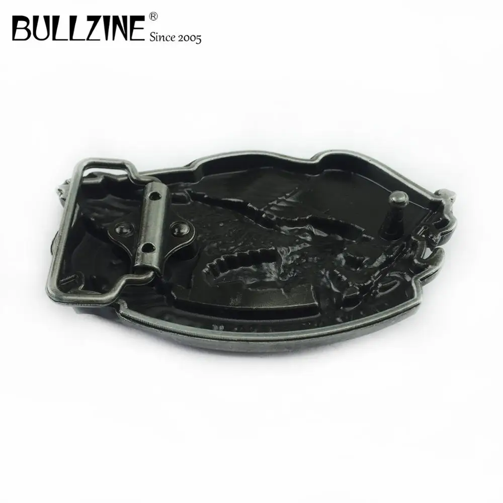 Bullzine оптовая продажа цинковый сплав пряжка пожарного отдела Оловянная отделка FP