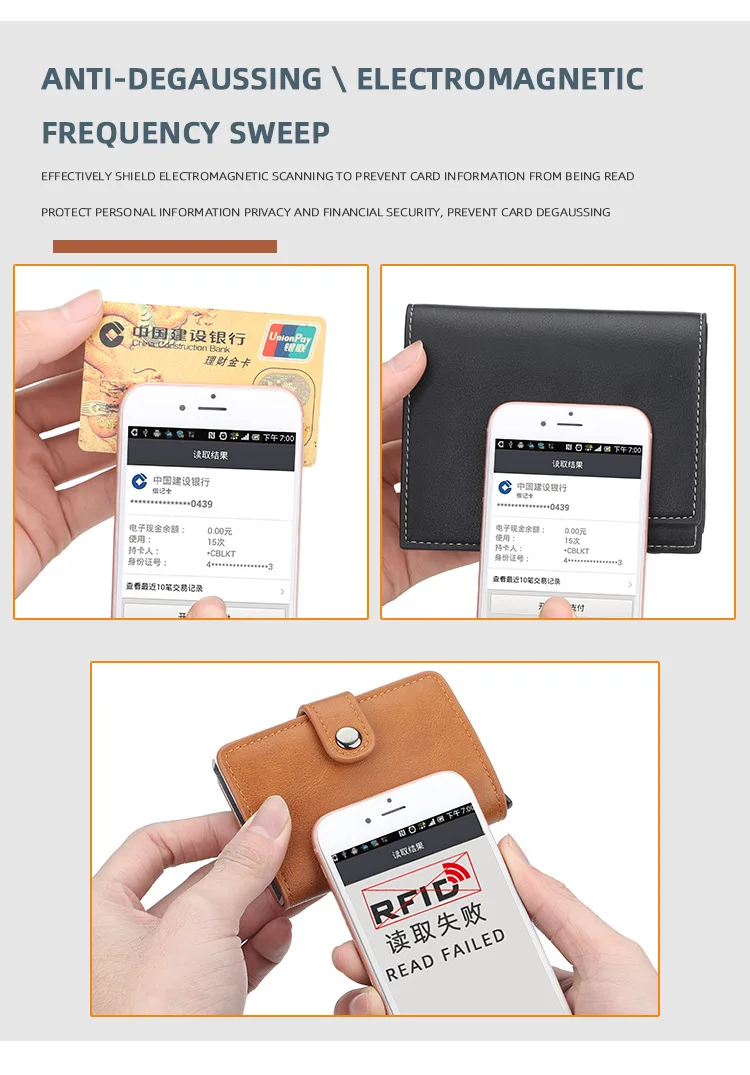 Baellerry, новинка, металлический, анти-Rfid кошелек, кредитный id держатель для карт, для мужчин и женщин, визитница, наличные, для карт, Карманный чехол, для кредитных карт