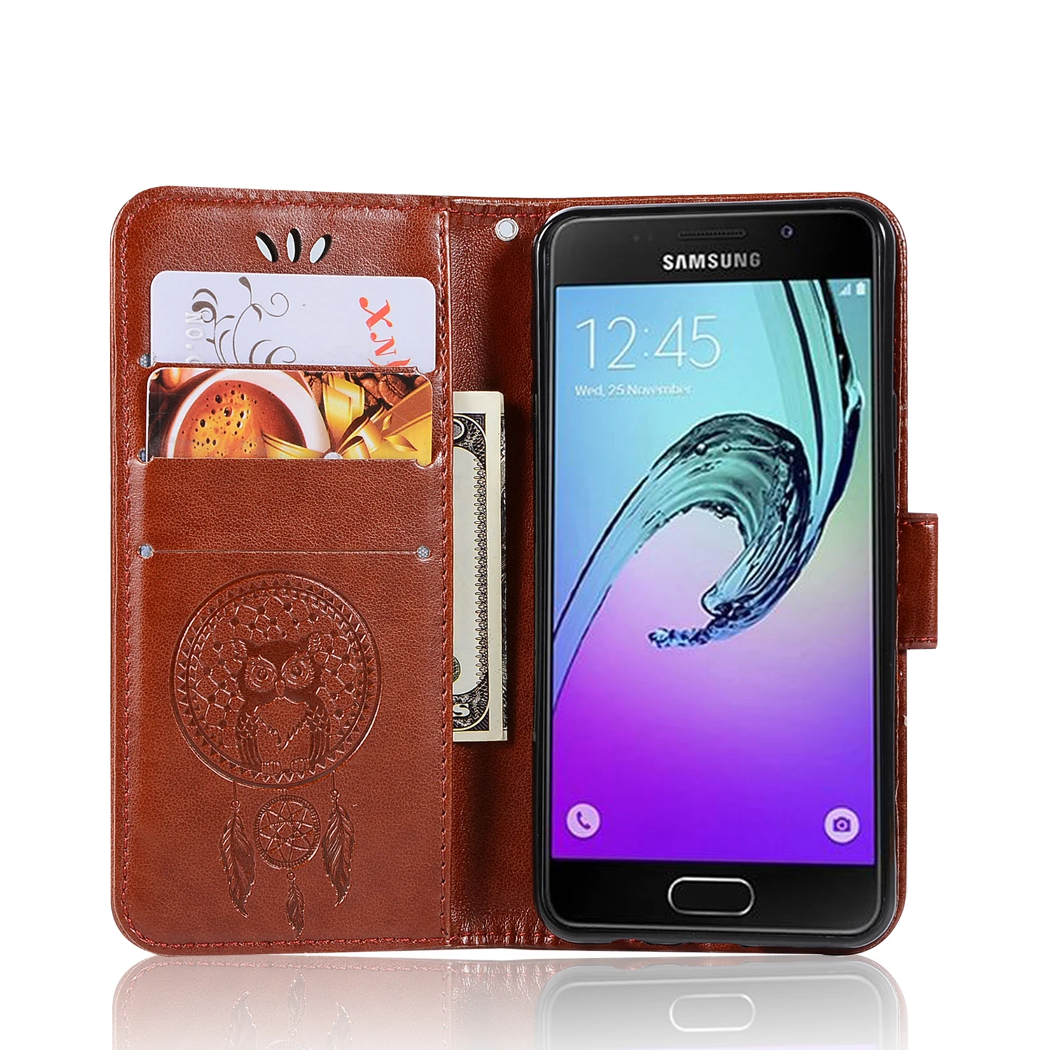 Флип кейс для Samsung A3 2016 A310 2017 A320 SM A310F чехол телефона кожаный A320F/DS A320F