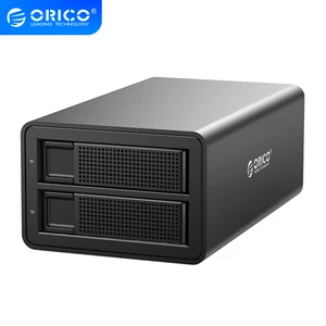 Док-станция ORICO 35 Series 3,5 дюйма с 2 разъемами для HDD, поддержка UASP 32 ТБ с 48 Вт, чехол для жесткого диска 2,5 3,5 дюйма