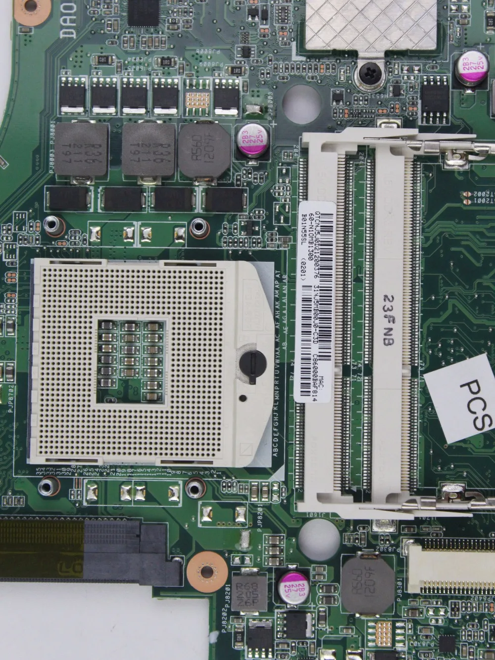 

Top quality Laptop Motherboard For Asus N55SF N55SL N55S REV 2.0 60-N5FMB3600B03 HM65 DDR3 full Tested shipping off Mainboard