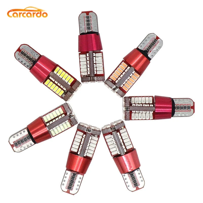 Carcardo T10 W5W светодиодный светильник шарик автомобиля Canbus лампа 57SMD автомобильный 194