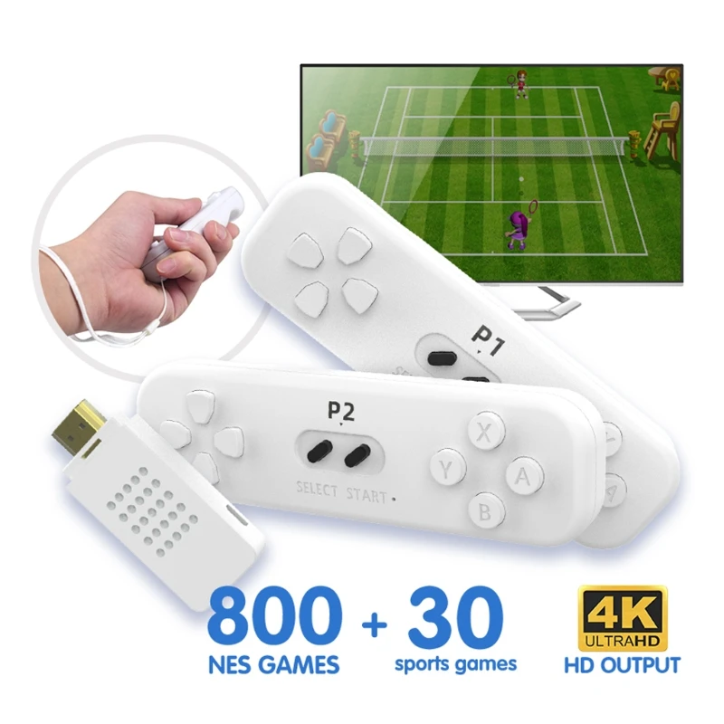 

Built-in 830 TV Games Somatosensory Gaming Machine Mini Classic Wireless Handle NES Game Console Support