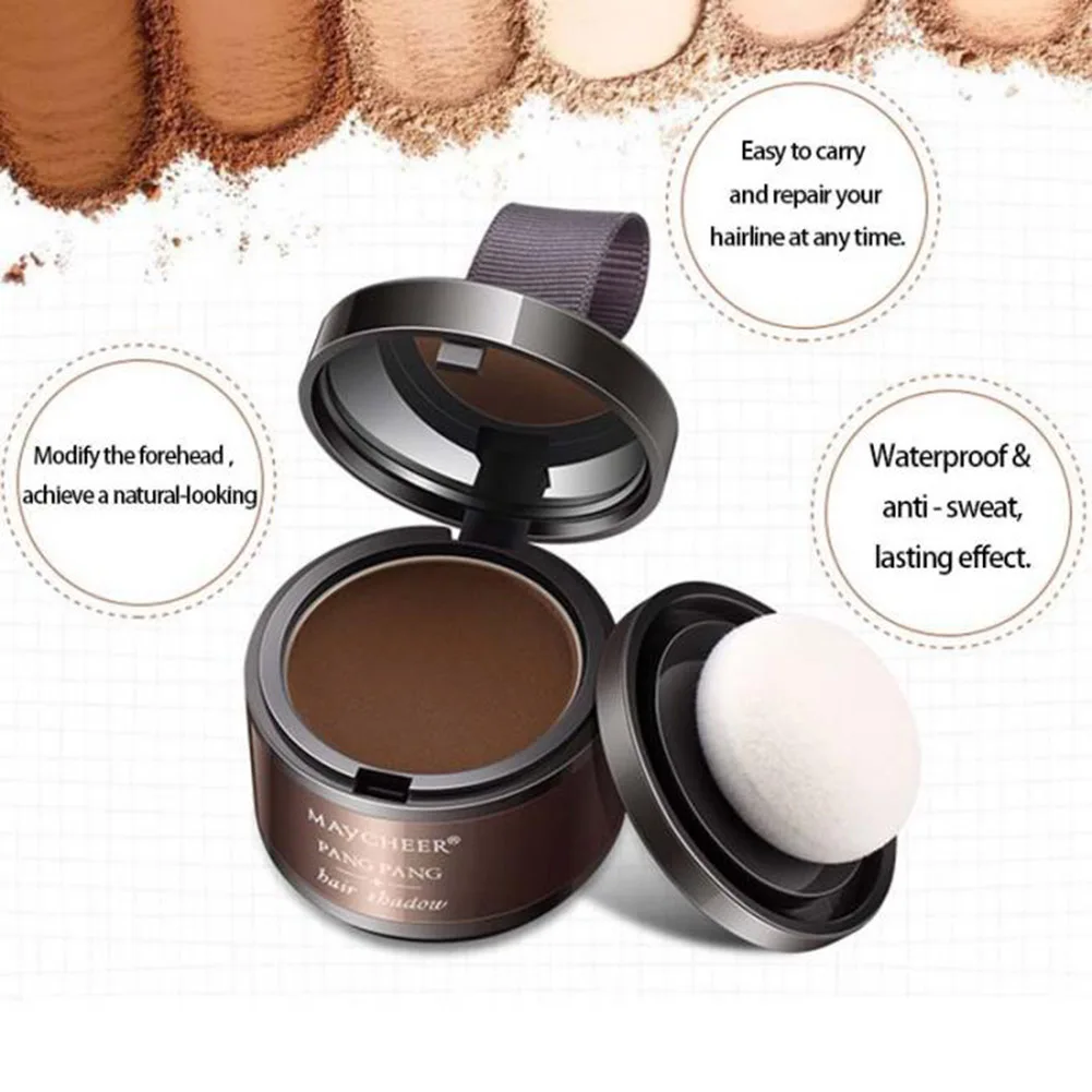 Пудра для волос Hairline водостойкая пудра линии с контролем краев тени