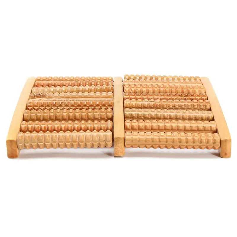 Деревянный валик для ног деревянный рефлекторный массаж расслабляющий