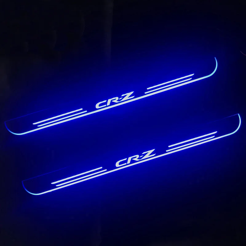 

Welcome Pedal Lights For Honda CR-Z CRZ 2010 2011 2012 - 2018 Pedal car Door Sill Pathway Lamps led thresholds scuff plates AUTO