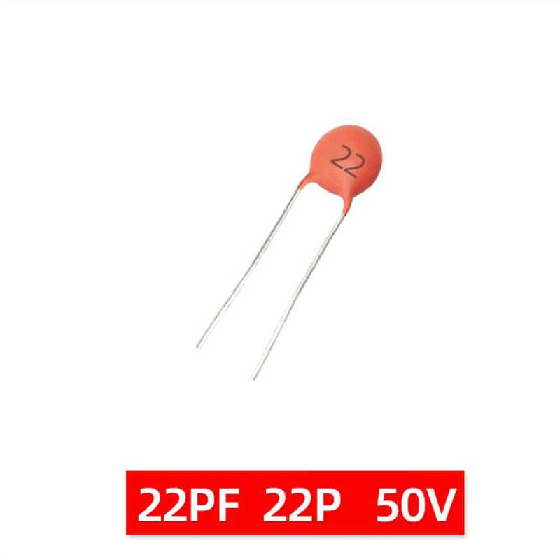 100pcs Ceramic capacitor 50V 15pF 18pF 20pF 22pF 27pF 30pF 33pF 39pF 47pF 50pF | Электронные компоненты и