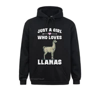just a girl who loves llamas funny llama shirt girls summer hoodies hot sale long sleeve mens sweatshirts crazy sportswears