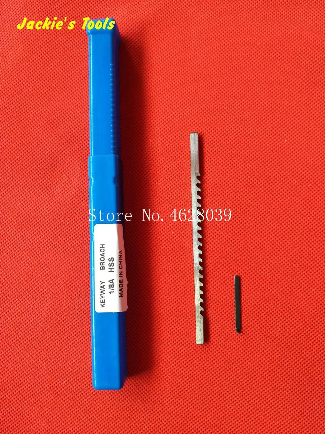 Keyway Broach 1/8 дюйма высокоскоростной режущий инструмент из быстрорежущей стали типа