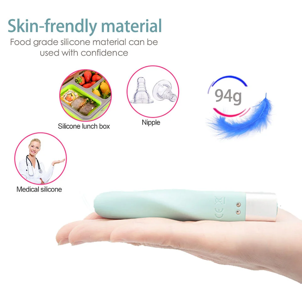 Портативная перезаряжаемая мини губная помада в виде пули вибратор Вибрационный