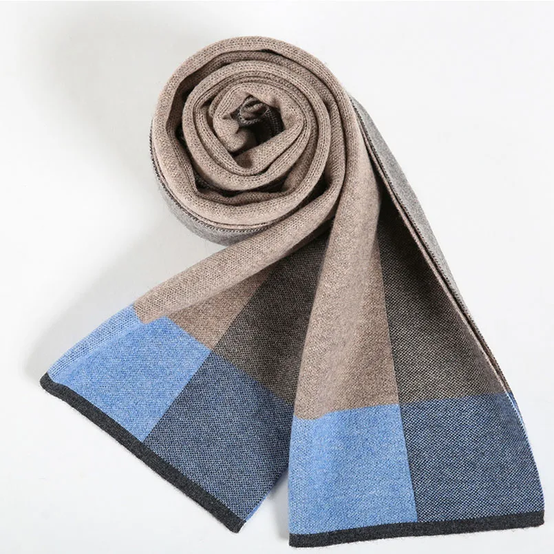 EAGLEBORN/Новые мужские Модные Дизайнерские шарфы мужской зимний шерстяной