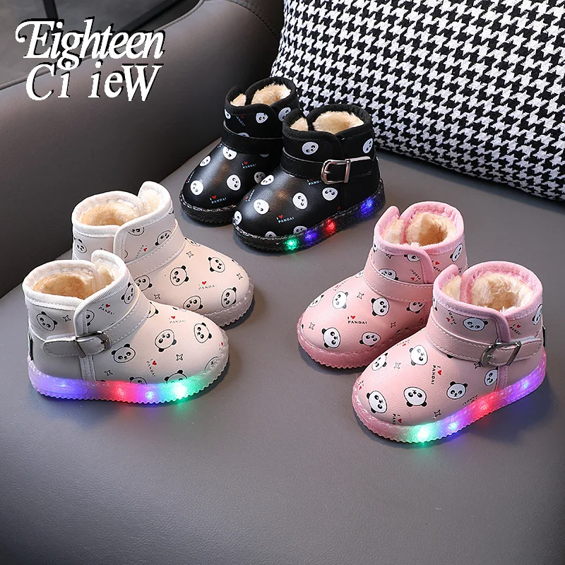 

Кроссовки Детские Зимние со светодиодной подсветкой, размеры 21-30