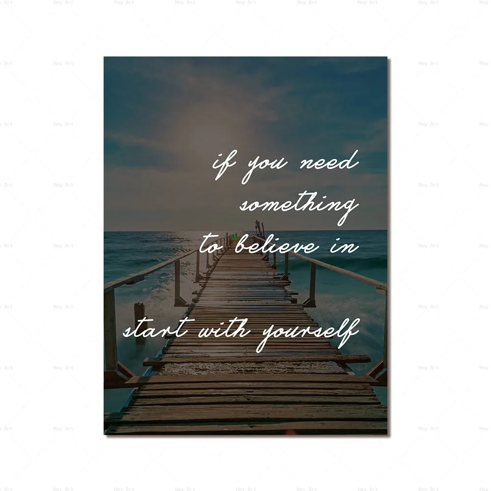 Холст для живописи печать плакатов настенные картины вдохновляющие