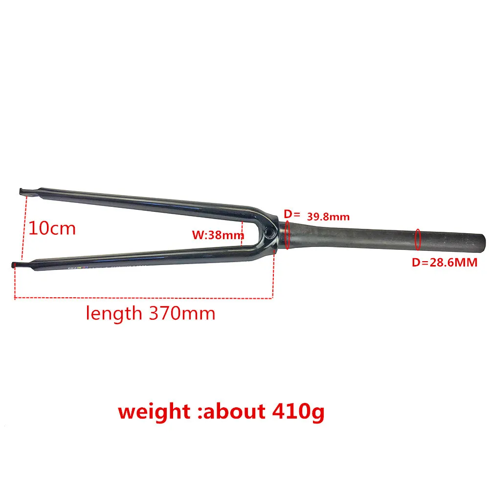 Новая Карбоновая вилка T800 дорожные Конические Вилки из углеродного волокна 28 6