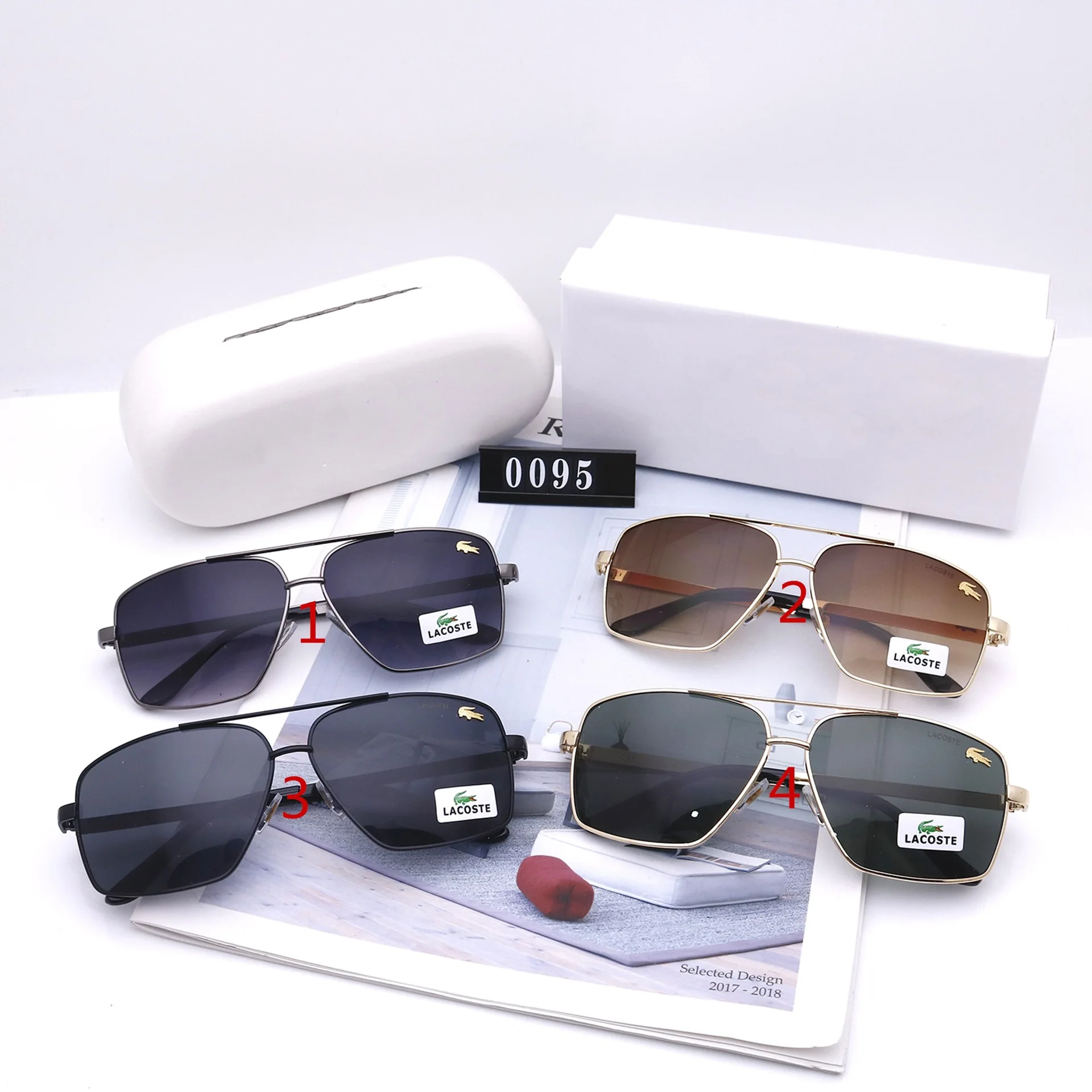 

Luxury Designer Original Brand Men Polarized Sunglass HD Irregular Big Frame Oval Sun Glasses Eyewear Driving Summer Sunglasses