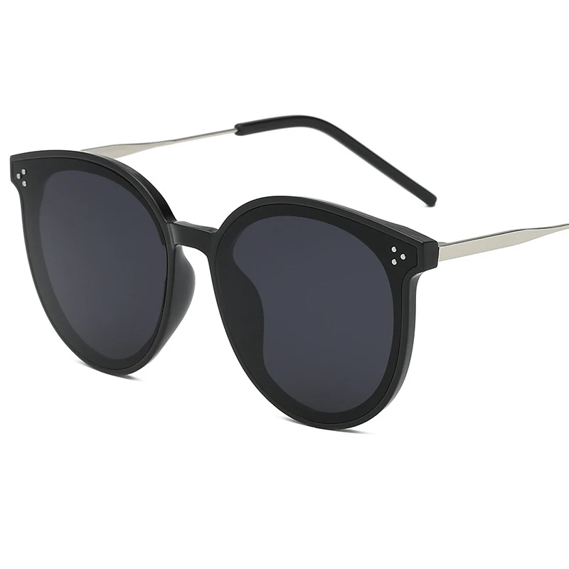 Квадратные круглые 2020 Модные женские солнцезащитные очки красочные с заклепками