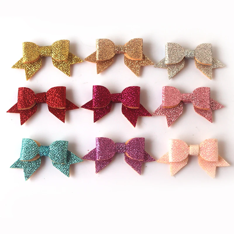 Для выведения токсинов 40 шт с блестками принтом маленьких золотых бантов Войлок