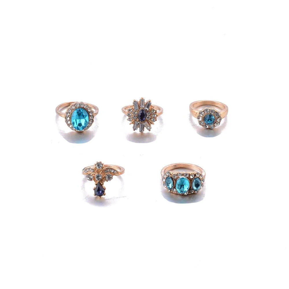 Женское кольцо в винтажном стиле 11 шт.|Кольца| |