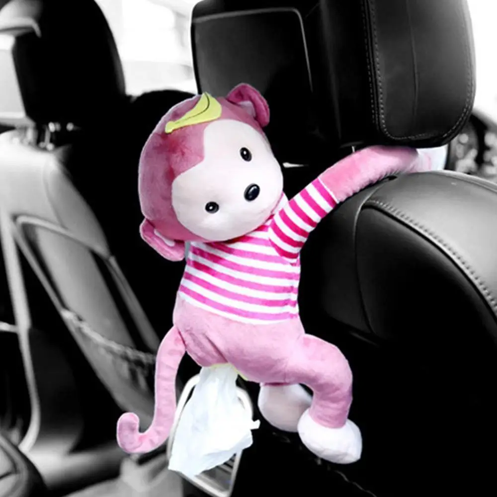 Креативная бумажная салфетка Pippi обезьяна чехол для автомобиля милые бумажные