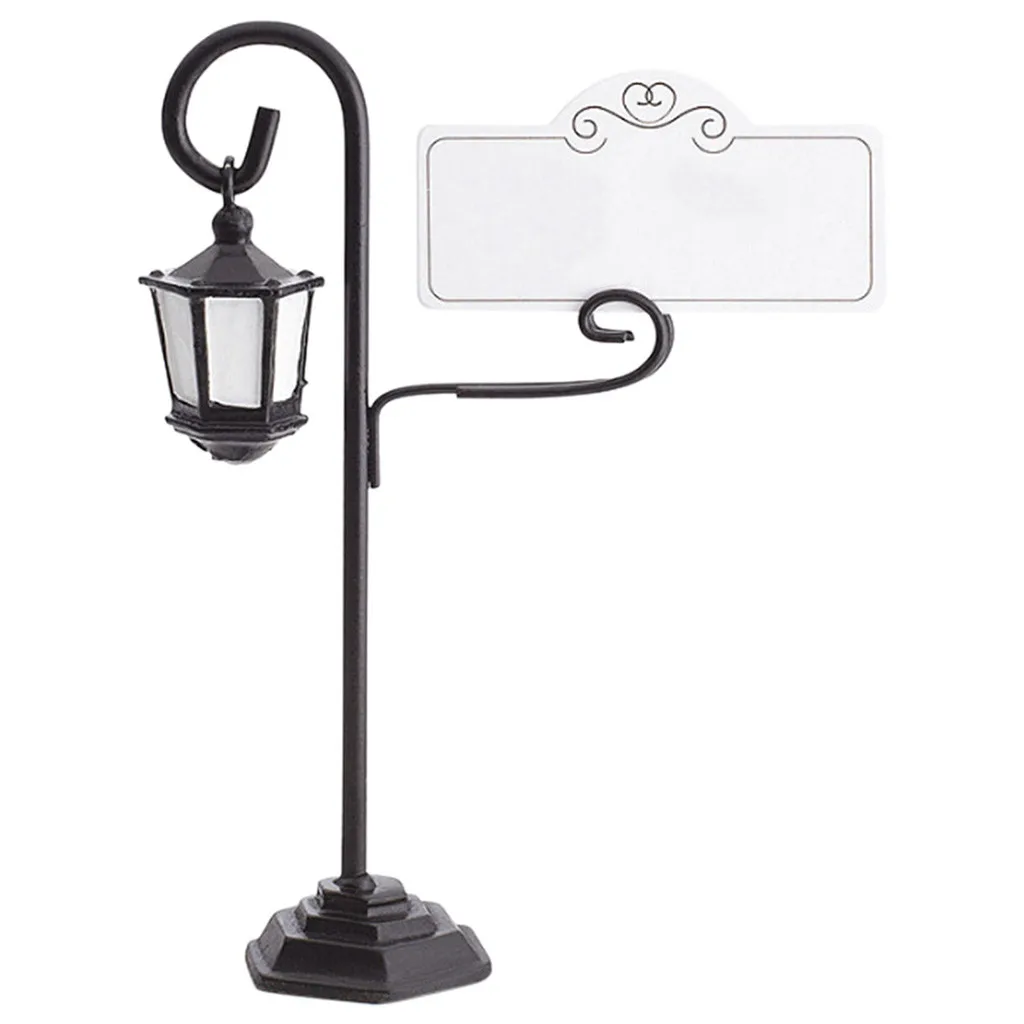 Уличная лампа держатель для карт украшение стола свадебные сувениры|Именные