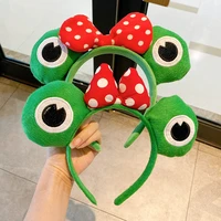 frog hair hoop network red head hoop makeup washs a face with han edition headdress hairpin childrens performance