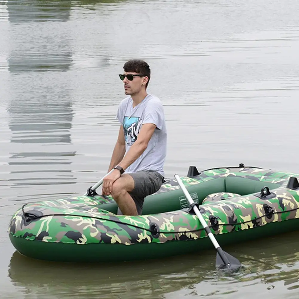 

2/3 Person Iatable Boat Drifting Boat Iation Fishing Boat Raft Kayak Foldable Rubber Boat Assault Boat With Air Pump Rope