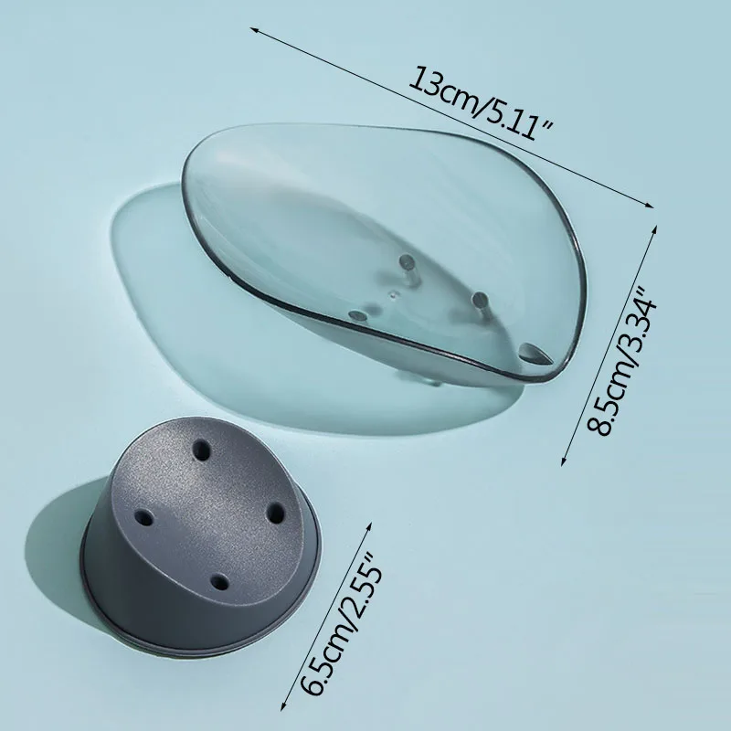 

Leaf Shape Soap Holder Kitchen Sink Sponge Drain Box Bathroom Non-slip Drain Soap Dish Drying Rack Cleaning Brush Case Organizer