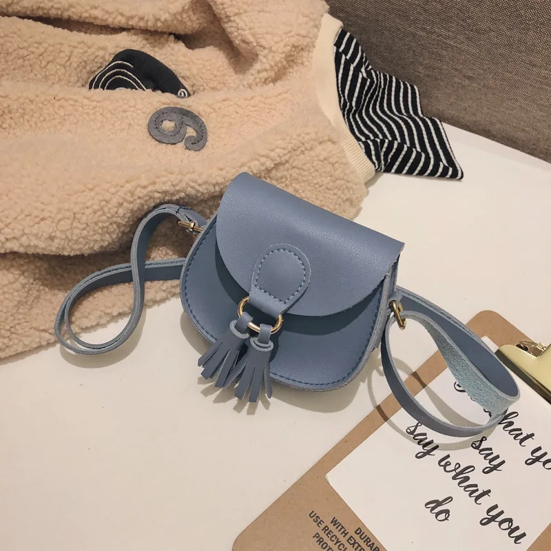 Оптовая продажа, детские сумки, новая Корейская версия мини-сумки в стиле ретро с кисточками, сумка-мессенджер через плечо для девочек, сумк... от AliExpress WW