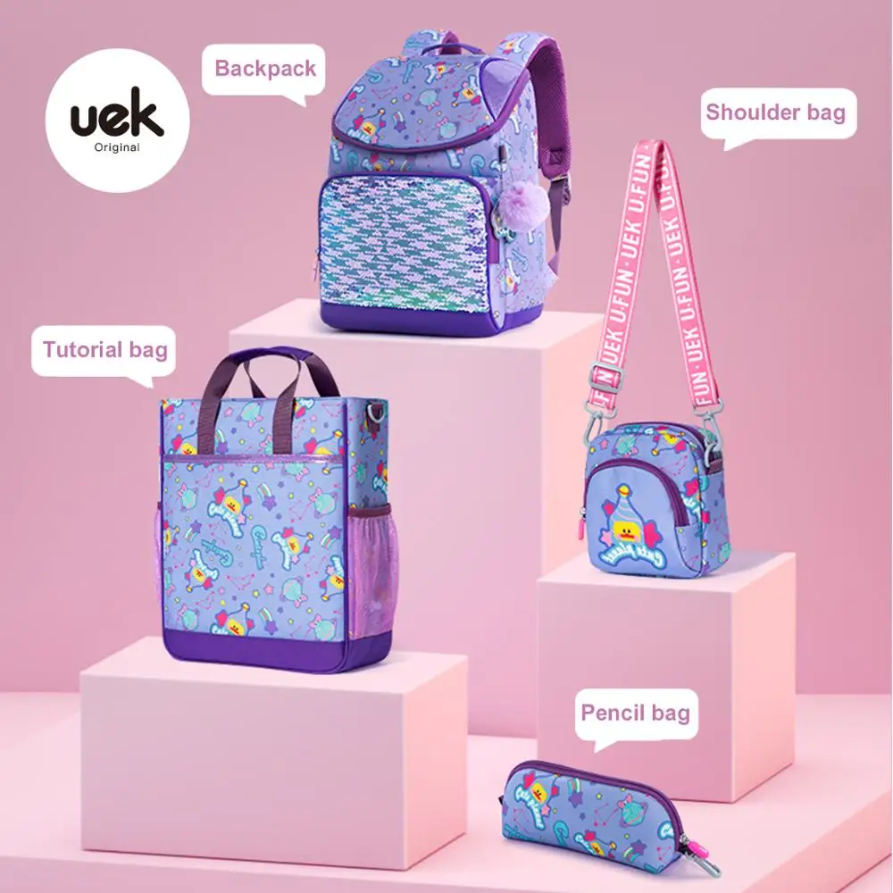 Uek Студенческая портативная обучающая сумка канцелярская Сумка тоут для книг