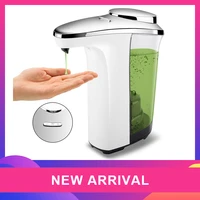 automatic soap dispenser compact sensor pump adjustable soap dispensing volume control battery operated 17oz500ml for kitchen
