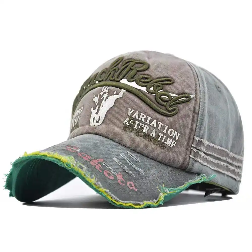 

New Fashion Hot Retro Washed Baseball Cap Fitted Cap Snapback Hat For Men Bone Women Gorras Casual Casquette Letter Retro Caps