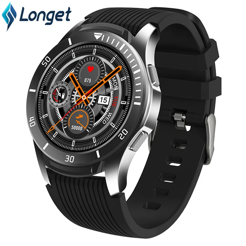 Смарт часы Longet GT106 с тонометром монитором сна водонепроницаемые фитнес Bluetooth