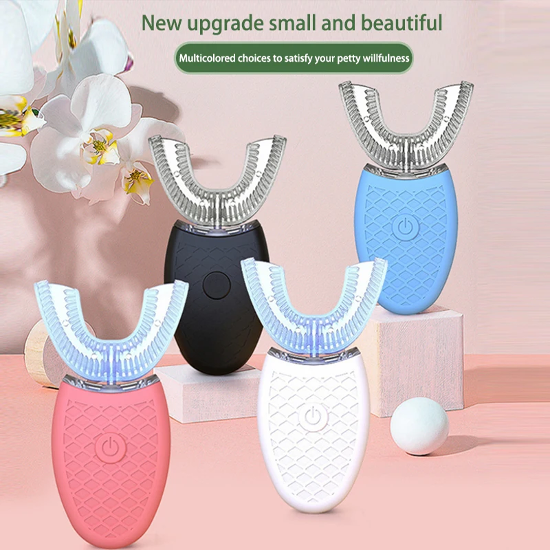 Электрическая зубная щетка Smart 360 градусов звуковая автоматическая для