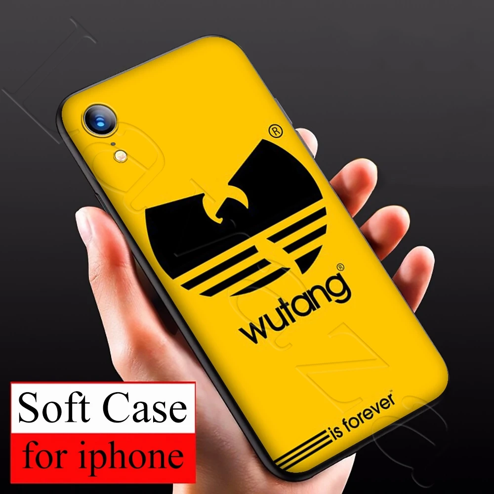 Мягкий ТПУ чехол Lavaza Wu Tang Clan для iPhone 12 Mini 11 Pro XS Max XR X 8 7 6 6S Plus 5 5S SE | Мобильные