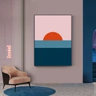 Абстрактная Геометрическая живопись на холсте, плакаты и печать, настенные художественные картины для гостиной, спальни, коридора, студии, минималистичный стиль