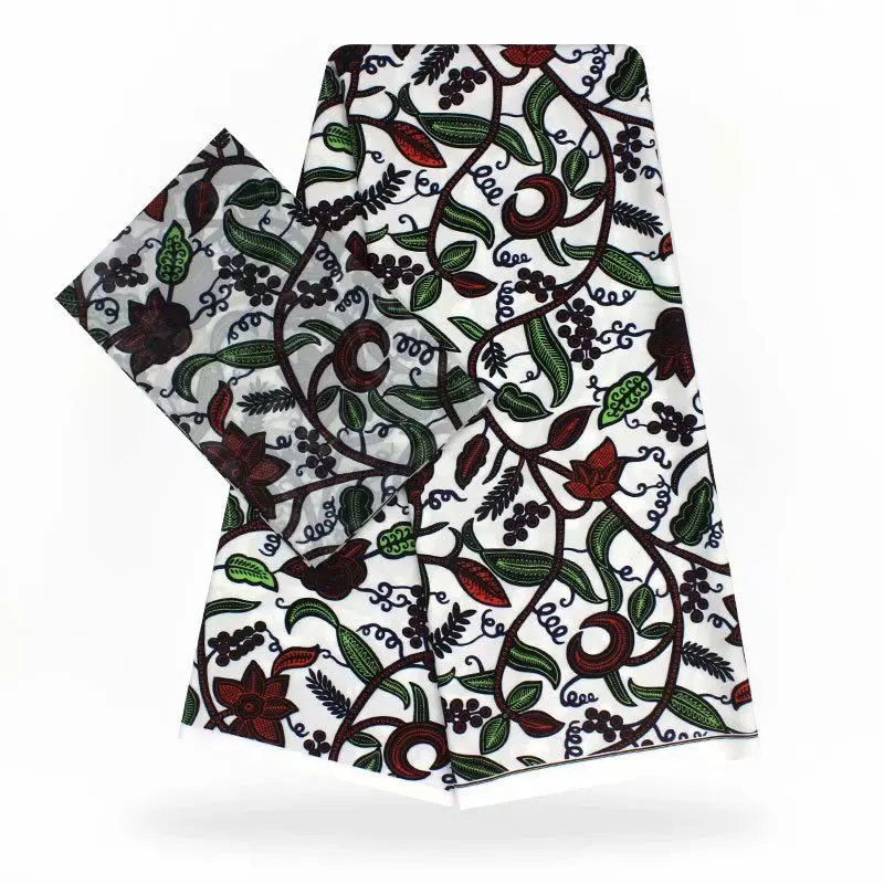 Оптовая продажа искусственная шелковая ткань с принтом листьев цифровой печатью