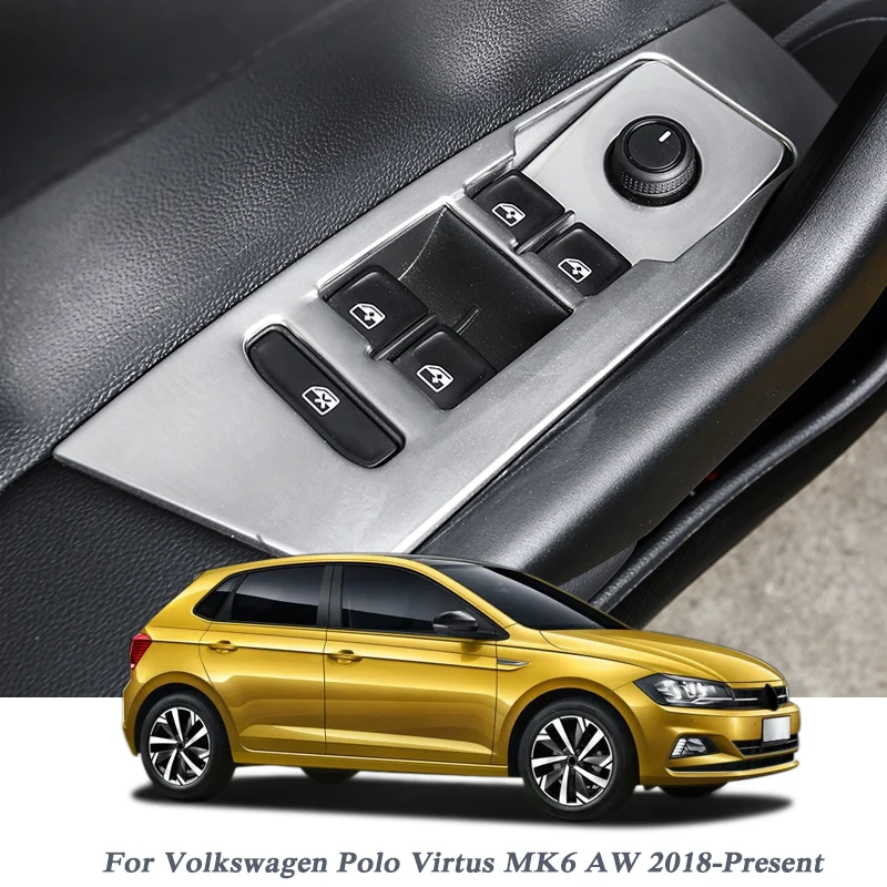 Для Volkswagen Polo Virtus MK6 AW 2018-2020 Стайлинг автомобиля переключатель для внутренней