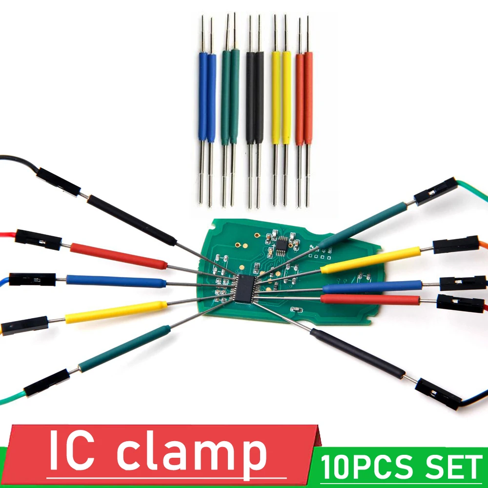 10 шт. универсальный чип micro IC clamp SOP SOIC TSOP MSOP SSOP SMD тестовый зажим контактный разъем