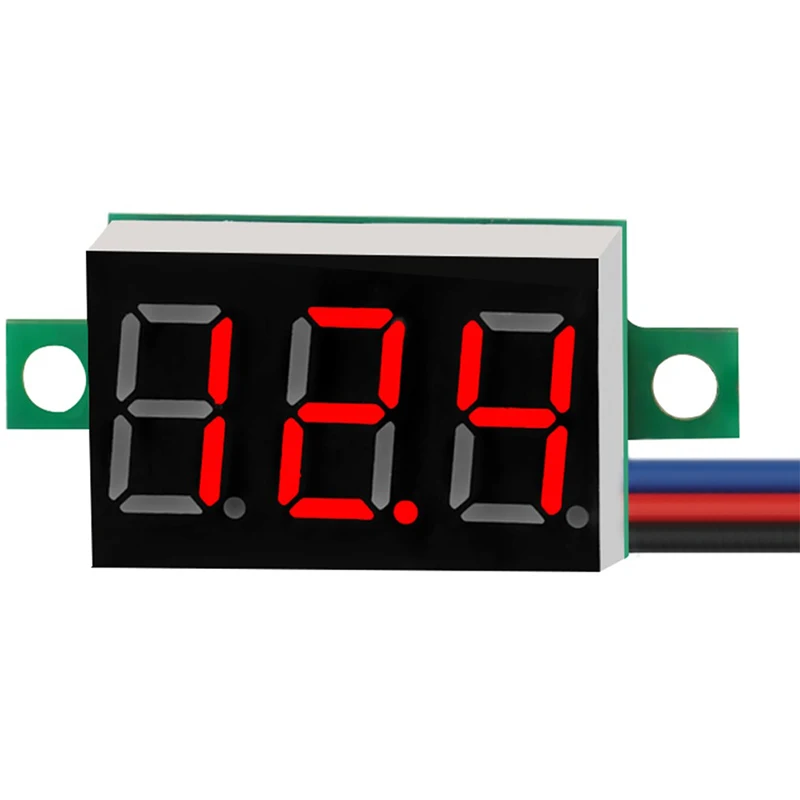 DC0 30V 3 жильный 0 36 &quotсветодиодный дисплей Напряжение Панель вольтметр цифра